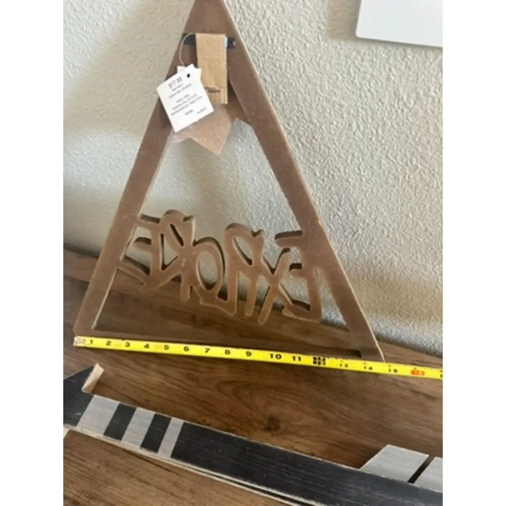 NEW Hobby Lobby Forest Decor - Triangle Explorer Sign & Arrows